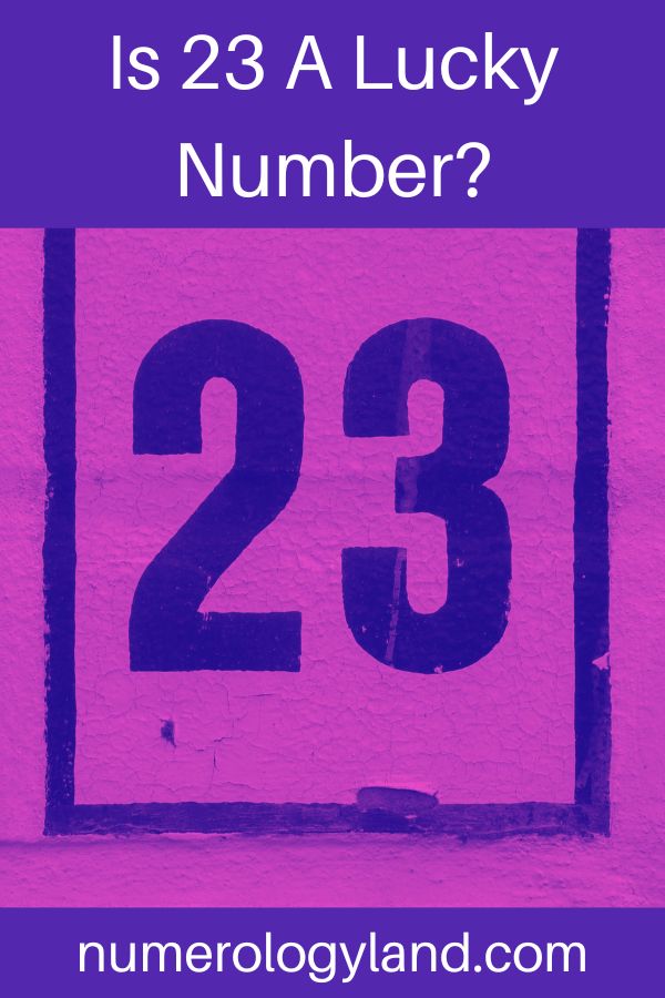 Is 23 a lucky number